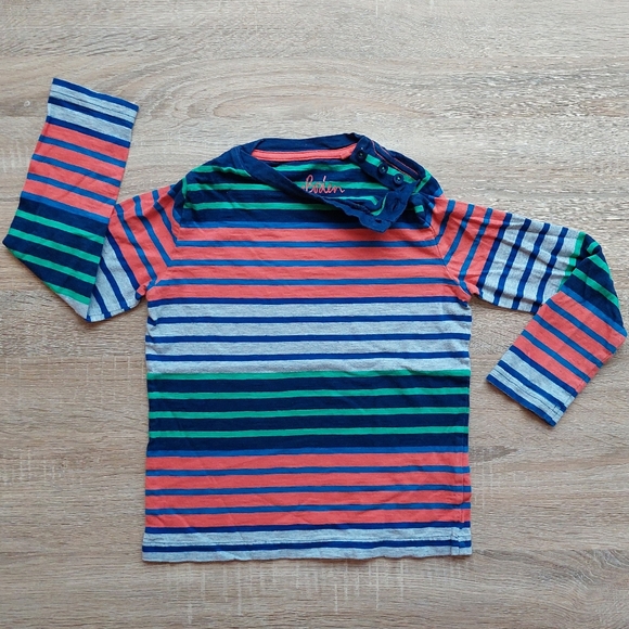 Mini Boden vguc/euc stripey tee 6-7 - Picture 12 of 15